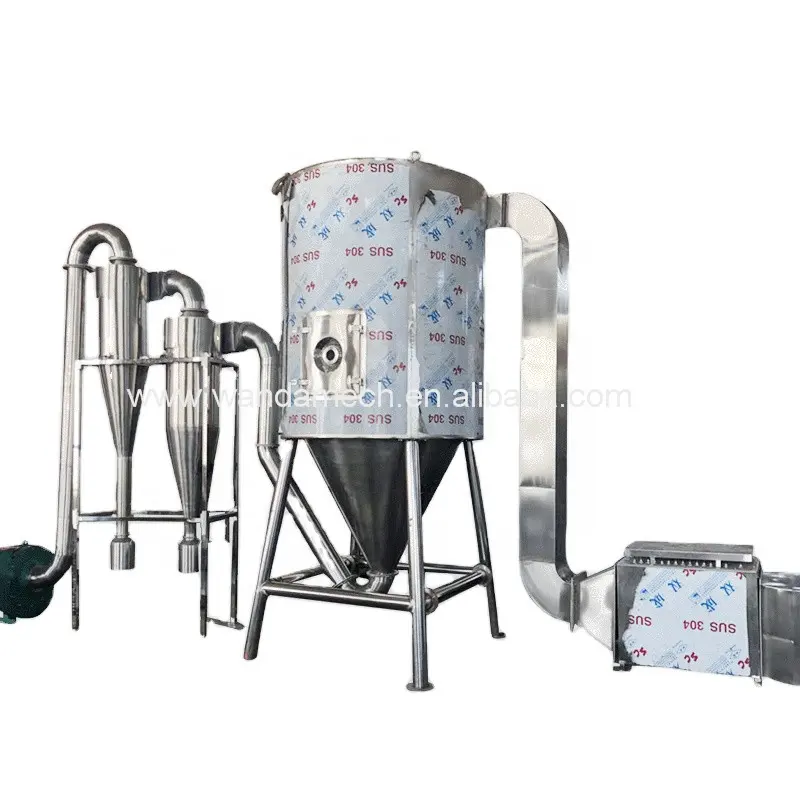 GMP Standard Stainless Steel 304 Powder Making Spray Drying Equipment para Extração Herbal Liquid