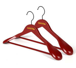 Nhiệm Vụ Nặng Nề Màu Đỏ Nhựa Phù Hợp Với Móc Áo Với Thanh Biểu Tượng Tùy Chỉnh - Product Image 4