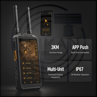 Sensor y Localizador RF Profesional para Drones Portátiles con un Rango de Detección de 3 km, Espectro Pasivo de 100 MHz-6.2 GHz, Banda IP67