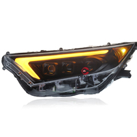 Feux de voiture pour Toyota RAV4, projecteur de phare, lentille, 2018 2019 2020 2021, signal dynamique, phare LED, accessoires automobiles