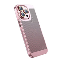 MEILLEUR VENDEUR Luxe Respiration Refroidissement Dissipation Thermique Téléphone Cas avec Lentille Film Protection pour iPhone 16 15 14 13 12 11 Pro Max
