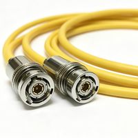 Sonde triaxiale à faible fuite pour câble <100fA, sonde à courant ultra faible, tige plaquée or BNC, pince de terre, électromètre, source de courant