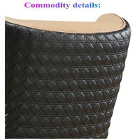 Fauteuil en cuir moderne Chaise en cuir solide et souple pour le salon Mobilier modulaire pour villas appartements fermes