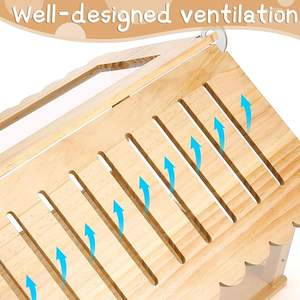 LG sıcak satış yüksek kalite kolay <span class=keywords><strong>diy</strong></span> gine kobay kafes ahşap hamster gine lüks hamsterkooi aksesuarları hamster kafes - Product Image 4