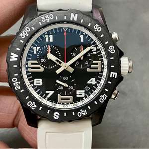 Reloj cronógrafo de fibra de carbono para hombre de primera línea con estilo de diseño multifuncional y complejo y logotipo personalizable - Product Image 6