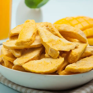 وجبات خفيفة صحية من المانجو المجففة بالتجميد 100% طبيعية حلال وكوشر بطعم حلو جاهزة للأكل للبيع بالجملة - Product Image 4