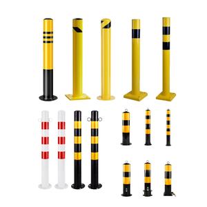 Dissuasori Riflettenti Personalizzati, Delimitatori Stradali, Pali di Avvertimento, Colonne Anti-Collisione in Acciaio per Parcheggi e Bordo Strada - Product Image 1