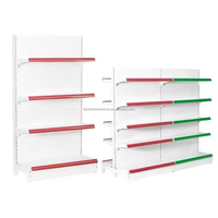Présentoir mural gondole 3x6,5 pieds pour supermarchés, magasins de fournitures de bureau et autres commerces de détail – Étagère autoportante pratique
