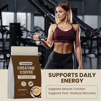 Ausreson OEM Café à la Créatine, Boisson Énergétique Instantanée, Récupération Post-Entraînement, Compléments Alimentaires pour la Santé Musculaire, Poudre de Café à la Créatine Végétalienne