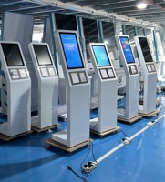 Système de gestion de file d'attente Distributeur d'émission de billets à écran tactile de Machine de numéro d'appel sans fil de banque d'hôpital