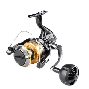 100% orijinal SOCORRO SW 5000 6000 8000 10000 balıkçılık Reel 4 + 1BB 4.9:1 X gemi tuzlu su Trolling İplik balıkçılık makarası shimano