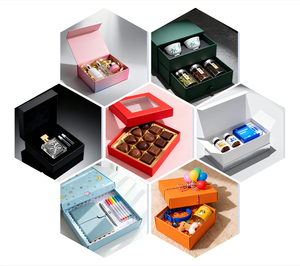 Boîte d'expédition avec logo personnalisé boîtes pliables d'emballage en papier pour gâteau alimentaire beignet biscuit pain pâtisserie - Product Image 2