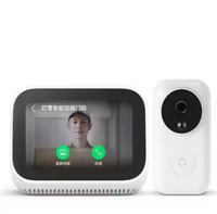 Réveil intelligent AI avec écran tactile, haut-parleur, batterie, audio bidirectionnel, WiFi, USB, éclairage LED RGB, commande vocale, étanche, mini