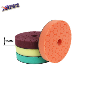 Tampon en mousse de découpe en forme de football pour gravure de voiture Tampon éponge jaune Tampon de <span class=keywords><strong>polissage</strong></span> <span class=keywords><strong>manuel</strong></span> pour machine à polir - Product Image 6
