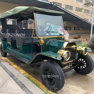 รถชมวิวไฟฟ้าสไตล์คลาสสิคเรโทร เหมาะสำหรับสวนสาธารณะ สถานที่ท่องเที่ยว และงานแต่งงาน - Product Image 3