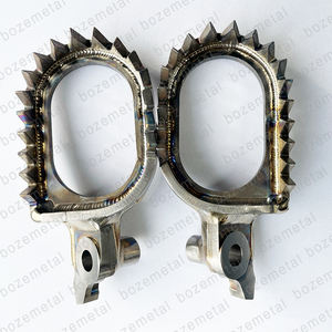 Repose-pieds en titane GR5 haute résistance soudé à la main pour Yamaha YZ 85 125 <span class=keywords><strong>YZF</strong></span> <span class=keywords><strong>250</strong></span> 450 - Product Image 4
