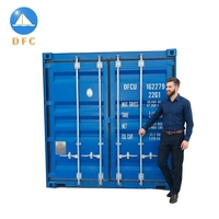 Conteneur maritime haute cube personnalisé de 20 pieds, standard ISO, en acier, pour conversion en maison, conteneur maritime 20GP
