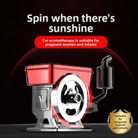 Diffuseur d'arômes solaire pour voiture, décoration rotative en forme de tracteur, pour console centrale, en plastique, rotation automatique, élimination des odeurs, créatif
