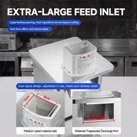Machine à couper les légumes multifonctionnelle en acier inoxydable, trancheuse, hachoir et coupe-dés électriques pour la préparation des aliments en restaurant