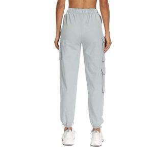 Pantalones Deportivos de Cintura Elástica con Cordón para Mujer, Color Personalizado, Alta Calidad, Poliéster, Estilo Cargo, Venta al por Mayor - Product Image 2