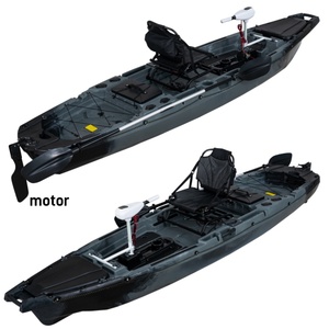 Nuevo Kayak <span class=keywords><strong>de</strong></span> Pesca Individual <span class=keywords><strong>de</strong></span> 12 Pies HDPE, Canoa Multi-Recreativa con Sistema <span class=keywords><strong>de</strong></span> Pedales o Motor para Uso al Aire Libre - Product Image 6