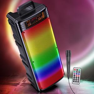 Kk-8202 2x8 30W Rechargeable <b>Bluetooth</b> Speaker With <b>Microphone</b> Portable Party Use - Product Image 5