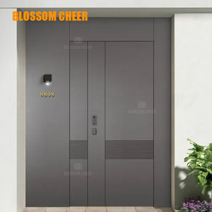 Porte <span class=keywords><strong>de</strong></span> sécurité moderne en acier ignifuge à double battant insonorisée pour studio d'enregistrement, appartement et villa - Product Image 1