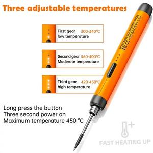 <span class=keywords><strong>USB</strong></span> portátil de carga 5V8W inalámbrico eléctrico soldador soldadura destornillador reparación Mini hogar batería de litio conjunto - Product Image 3