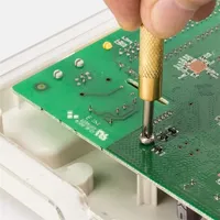 Juego de Destornilladores y Martillo Mini 6 en 1, Acero Aleado S2, Recubrimiento de Cobre, Destornillador Micro Desmontable, Perfecto para Uso Doméstico