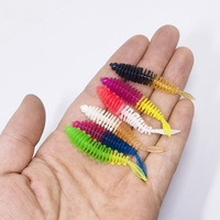 Leurre souple en PVC Raylor 55mm 1.2g, nouveau design micro léger, pour la pêche à la truite et au bar, vente en gros