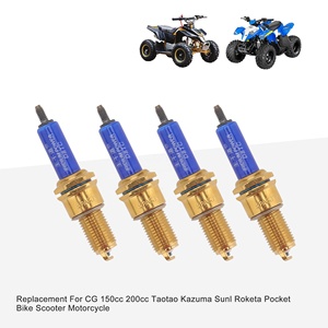 GOOFIT Juego <span class=keywords><strong>de</strong></span> 4 Bujías <span class=keywords><strong>de</strong></span> Iridio D8TC <span class=keywords><strong>para</strong></span> Motocicleta, Repuesto <span class=keywords><strong>para</strong></span> GY6 150cc 200cc 250cc Taotao Roketa ATV Dirt Bike Scooter - Product Image 6
