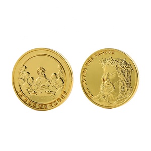 Sản xuất 3D sáng bóng mạ vàng kim loại biểu tượng Đồng Xu Kỷ Niệm tùy chỉnh - Product Image 4
