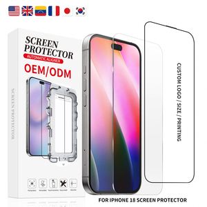 Protector de Pantalla Antirreflejos OEM para iPhone 18 Pro Max, Cristal Templado Transparente HD de Alta Claridad, Antihuellas, Sin Burbujas - Product Image 1
