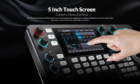 Cámara PTZ profesional con cámara PoE y NDI con joystick 4D para transmisión en vivo