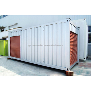 Conteneur de stockage extérieur en acier robuste avec portes verrouillables, résistant aux intempéries, entrepôt portable, boîte de transport de marchandises - Product Image 4