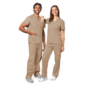 Elastic Plus Size <b>Scrub</b> Suit For Women Extra Large Moisture Wicking Hospital Uniforms - Product Image 1