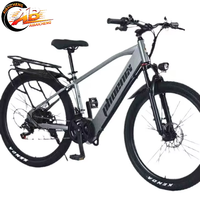Vélo de montagne, vélo de ville, 26 pouces, 21 vitesses, double suspension, moteur sans balais haute vitesse 350W, batterie lithium cachée 36V, frein à disque