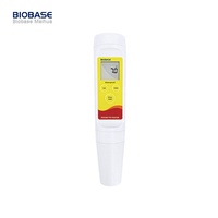 BIOBASE Pocket pH / ° C/ ° Alat Ukur pH dan Suhu F Tester, Pengukur pH dan Suhu Genggam 0.0~14.0pH, Penguji Multi-parameter