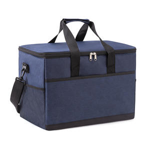 Sac à déjeuner isotherme à grande capacité avec logo personnalisé en gros, sac à déjeuner de pique-nique en plein air, imperméable, en Oxford, sac à déjeuner bento, glacière - Product Image 4