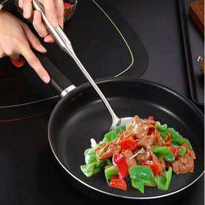 Food Grade Accessories Tools Bulk Silver Color 6 Pieces Kitchen Utensil Set Kitchenware SUS304 Stainless Steel Cooking Tool - Product Image 6
