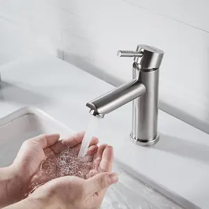 Pistolet métal noir style minimaliste robinets pour salle de bain évier robinet chaud froid santé robinet pour toilette salle de bain mélangeurs