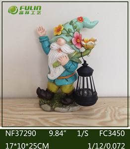 Figura de Gnomo de <span class=keywords><strong>Jardín</strong></span> Divertida Pintada a Mano de 10.2 Pulgadas, Impermeable, y Estatua de Hongo de Resina, Artesanía Decorativa, Bienvenido a su <span class=keywords><strong>Jardín</strong></span> - Product Image 3