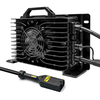 Penjualan laris pengisi daya baterai Li-ion 16.8Volt 30amp portabel 33.6V 20amp dengan kaleng untuk sepeda roda tiga