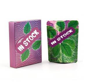 In magazzino personalizzato 3.5g 7g 14g 28g sacchetto di Mylar e scatola utilizzare Die taglio speciale a forma di Stand up o 3 lati sacchetti di Mylar sigillati - Product Image 5