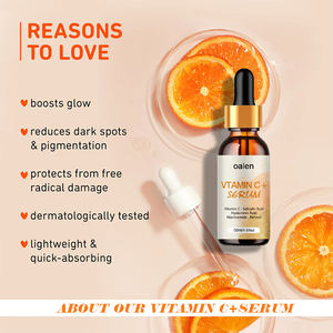 Suero de Vitamina C Orgánico de Marca Privada para el Rostro, Ingredientes Naturales, Antiarrugas, Piel Radiante - Product Image 2