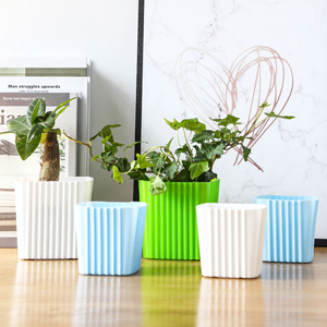 Yicai <span class=keywords><strong>grand</strong></span> inventaire, livraison rapide, seau droit géométrique, bonsaï, poids léger, Pots de fleurs pour plantes d'extérieur bon marché - Product Image 1