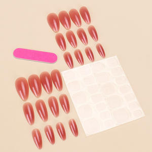 Foreign Trade Wearable <b>Nails</b> Hot Girl Pure Desire Cross-Border Hot-Selling Tips Cat Eye Blush European and American Fake <b>Nail</b> - Product Image 2