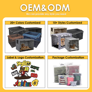 Vỏ Bọc Chuồng Chó Riêng Tư Bằng Polyester Bền Giá Xuất Xưởng Vỏ Cũi Thú Cưng Phù Hợp Với Dây Chuồng Chó Trung Tây - Product Image 2