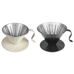 Lager tái sử dụng thép không gỉ không cần giấy tờ đổ qua máy pha cà phê Lọc cốc có thể tháo rời - Product Image 2