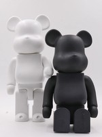 Blanc Bearbricks Daft Punks Bearbricks 28cm 70cm Figure Bearbricks 1000% 400% décoration de la maison ours noir brique Sculpture